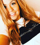Limited edition short sleeved t-shirt for women in flock print